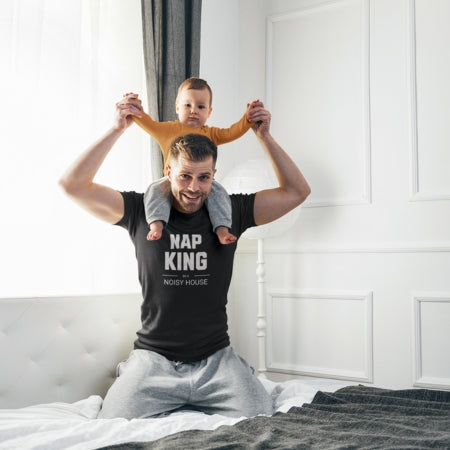 Nap King in a Noisy House T-shirt