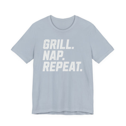 Grill. Nap. Repeat. T-shirt
